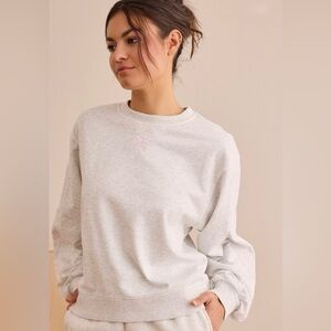 Altar’d State Embroidered Bow Pullover | Relaxed Fit | Size Small | NWT